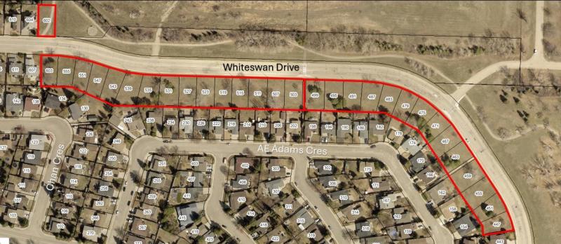 whitesman drive satellite image 